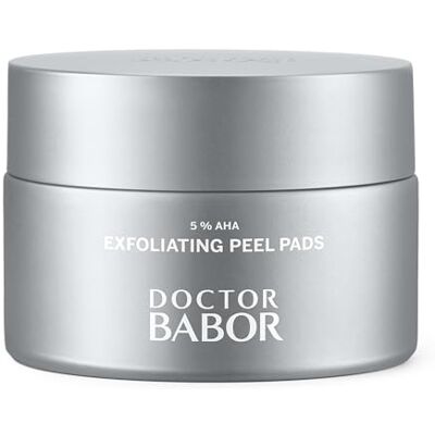 BABOR Doctor Exfoliërende Exfoliërende Pads met 5% AHA, verzacht en verfijnt de poriën met biologisch plantenextract, veganistisch BABOR Doctor Exfoliërende Exfoliërende Pads met 5% AHA, verzacht en verfijnt de poriën met biologisch plantenextract, veganistisch