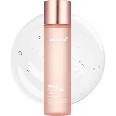 medicube Triple Collageen toner 4.0, 140 ml gezichtstoner met hydraterende en verstevigende werking medicube Triple Collageen toner 4.0, 140 ml gezichtstoner met hydraterende en verstevigende werking