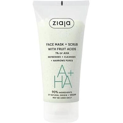 Ziaja Gezichtsmasker en scrub met fruitzuren Ziaja Gezichtsmasker en scrub met fruitzuren
