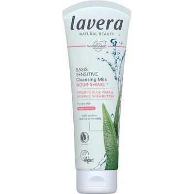lavera Basis Sensitive Reinigingsmelk ∙ Biologische huidverzorging Veganistische Natuurlijke en innovatieve cosmetica, 125 ml lavera Basis Sensitive Reinigingsmelk ∙ Biologische huidverzorging Veganistische Natuurlijke en innovatieve cosmetica, 125 ml