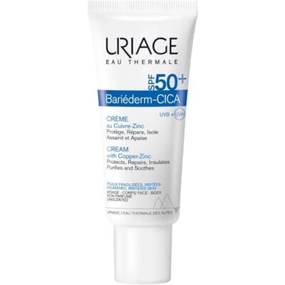Uriage Bariederm Cica Cr Spf50 Ml, Único, 40 millilitres Uriage Bariederm Cica Cr Spf50 Ml, Único, 40 millilitres