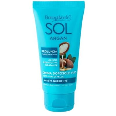 Bottega Verde SOL Argan Gezichtscrème Voedende anti-aging (50 ml) Verlengt de bruining Alle huidtypes Bottega Verde SOL Argan Gezichtscrème Voedende anti-aging (50 ml) Verlengt de bruining Alle huidtypes