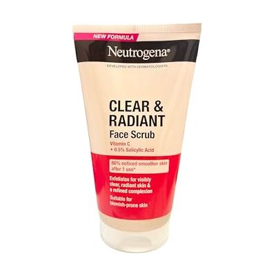 Neutrogena Refreshingly Clear Dagelijkse Exfoliator, 150 ml, Roze Neutrogena Refreshingly Clear Dagelijkse Exfoliator, 150 ml, Roze