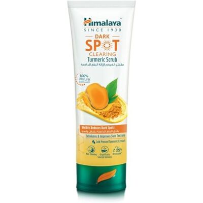 Himalaya Dark Spot Clearing Curcuma Gezichtsscrub, peeling en verbetert de huidtextuur, 75 ml Himalaya Dark Spot Clearing Curcuma Gezichtsscrub, peeling en verbetert de huidtextuur, 75 ml