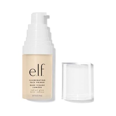 e.l.f. Illuminator Face Primer: een zijdeachtige primer die de glans van de huid verbetert, fijne lijntjes gladstrijkt en de teint egaliseert. Klein formaat, 14 g e.l.f. Illuminator Face Primer: een zijdeachtige primer die de glans van de huid verbetert, fijne lijntjes gladstrijkt en de teint egaliseert. Klein formaat, 14 g