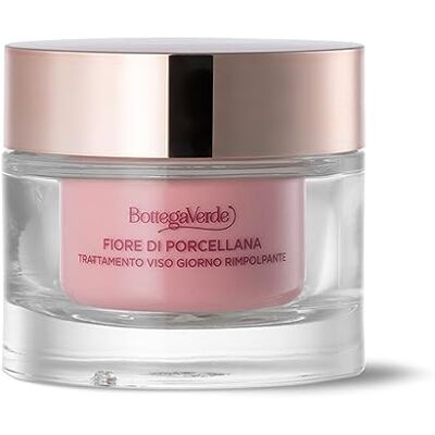 Bottega Verde Porseleinen bloem Perfectioneersysteem Gezichtsverzorging dag Anti-leegmaken en anti-fragilisatie Met roze pigmenten (50 ml) Normale of droge huid Bottega Verde Porseleinen bloem Perfectioneersysteem Gezichtsverzorging dag Anti-leegmaken en anti-fragilisatie Met roze pigmenten (50 ml) Normale of droge huid