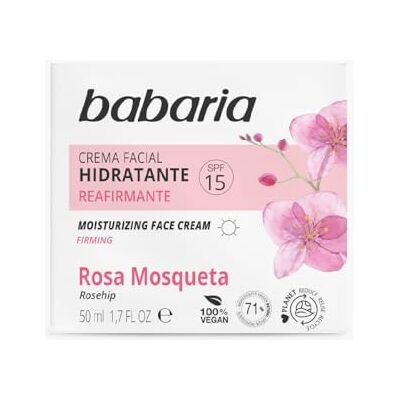 Babaria 1004-56243 24 uur SPF15 hydraterende gezichtscrème 50 ml Babaria 1004-56243 24 uur SPF15 hydraterende gezichtscrème 50 ml