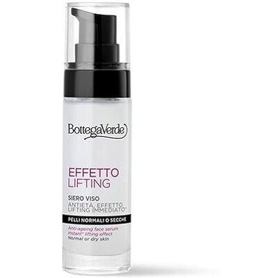Bottega Verde , Lift effect Anti-eta gezichtsserum, direct liftend effect*, met hyaluronzuur en lotusbloesemextract (30 ml) normale of droge huid Bottega Verde , Lift effect Anti-eta gezichtsserum, direct liftend effect*, met hyaluronzuur en lotusbloesemextract (30 ml) normale of droge huid