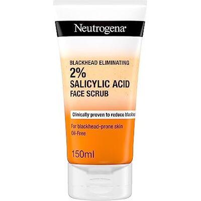 Neutrogena Blackhead Eliminatie Gezichtscrub, 150ml Neutrogena Blackhead Eliminatie Gezichtscrub, 150ml