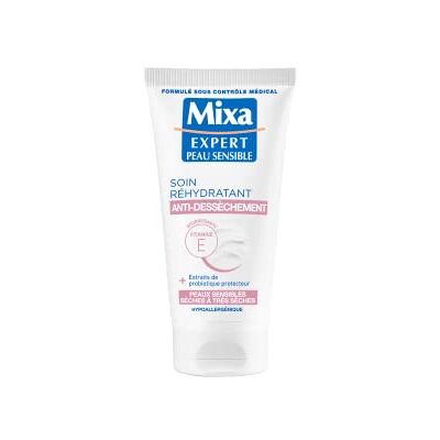 Mixa Expert Sensitive Skin – vochtinbrengende verzorging tegen uitdroging met haverextract + voedzame shea – 50 ml Mixa Expert Sensitive Skin – vochtinbrengende verzorging tegen uitdroging met haverextract + voedzame shea – 50 ml