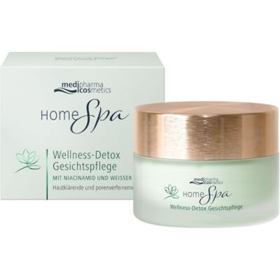 Medipharma Cosmetics Wellness Detox Home Spa gezichtsverzorging, matteert en verduidelijkt de huidtextuur (1 x 50 ml) Medipharma Cosmetics Wellness Detox Home Spa gezichtsverzorging, matteert en verduidelijkt de huidtextuur (1 x 50 ml)
