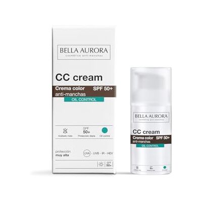 BELLA AURORA CC Anti-Manchas Oil Free Spf50 Cream, 30 ml BELLA AURORA CC Anti-Manchas Oil Free Spf50 Cream, 30 ml