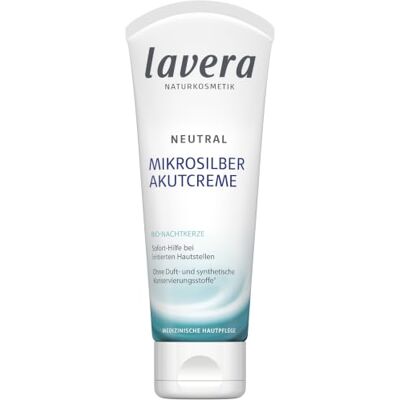 lavera Neutrale acute crème met micro-zilver, biologische teunisbloem, onmiddellijke hulp bij huidirritatie, atopische dermatitis, medische huidverzorging, biologische veganistisch, natuurlijke lavera Neutrale acute crème met micro-zilver, biologische teunisbloem, onmiddellijke hulp bij huidirritatie, atopische dermatitis, medische huidverzorging, biologische veganistisch, natuurlijke