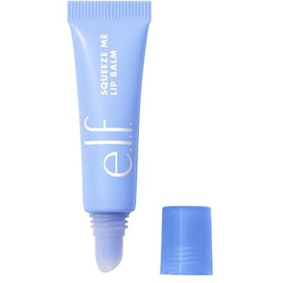 e.l.f. e.l.f Squeeze Me lippenbalsem, hydraterende balsem voor een licht kleurtintje, verrijkt met hyaluronzuur, veganistisch en dierproefvrij gecertificeerd, Blueberry e.l.f. e.l.f Squeeze Me lippenbalsem, hydraterende balsem voor een licht kleurtintje, verrijkt met hyaluronzuur, veganistisch en dierproefvrij gecertificeerd, Blueberry