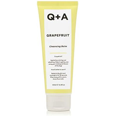 Q+A Reinigingsbalsem met etherische olie van grapefruit voor gezicht, 125 ml Q+A Reinigingsbalsem met etherische olie van grapefruit voor gezicht, 125 ml