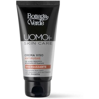 Bottega Verde , HOMME+ Huidverzorging gezichtscrème energieke anti-rimpels met hyaluronzuur en guarana extract (50 ml) Bottega Verde , HOMME+ Huidverzorging gezichtscrème energieke anti-rimpels met hyaluronzuur en guarana extract (50 ml)
