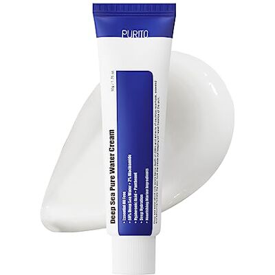 PURITO Zuivere watercrème zonder etherische olie zonder etherische olie, 50 g, 1,7 fl.oz, vochtinbrengende crème voor het gezicht, waterige crème voor het gezicht, veganistisch PURITO Zuivere watercrème zonder etherische olie zonder etherische olie, 50 g, 1,7 fl.oz, vochtinbrengende crème voor het gezicht, waterige crème voor het gezicht, veganistisch