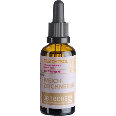 benecos Biologische veganistische gezichtsolie roze 50 ml benecos Biologische veganistische gezichtsolie roze 50 ml