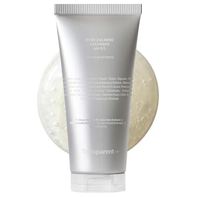 Transparent Lab Rose Calming Cleanser pH 5,5 150 ml zachte gezichtsreiniger, rozenwater, Centella, aloë vera, kalmerende, hydraterende en huidbarrièrevriendelijke reiniger Transparent Lab Rose Calming Cleanser pH 5,5 150 ml zachte gezichtsreiniger, rozenwater, Centella, aloë vera, kalmerende, hydraterende en huidbarrièrevriendelijke reiniger