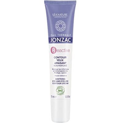 JONZAC Eau Thermale Kalmerende oogcontour Reactive Reactieve tot intolerante huid Bio Cosmos Organic gecertificeerd 15 ml tube JONZAC Eau Thermale Kalmerende oogcontour Reactive Reactieve tot intolerante huid Bio Cosmos Organic gecertificeerd 15 ml tube