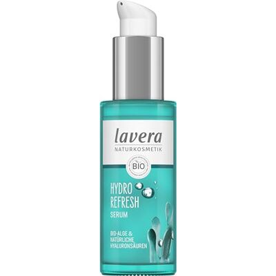 lavera Hydro Refresh Serum met algen en hyaluronzuur, hydraterend, snelle absorptie, veganistisch, natuurlijke cosmetica, 30 ml lavera Hydro Refresh Serum met algen en hyaluronzuur, hydraterend, snelle absorptie, veganistisch, natuurlijke cosmetica, 30 ml