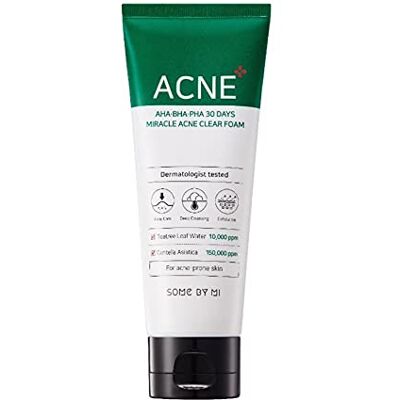 SOME BY MI " AHA.BHA.PHA 30 Days Miracle Foam (100 ml) SOME BY MI " AHA.BHA.PHA 30 Days Miracle Foam (100 ml)