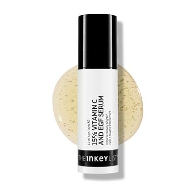 The INKEY List 15% Vitamine C en EGF Gezichtsserum 30 ml The INKEY List 15% Vitamine C en EGF Gezichtsserum 30 ml