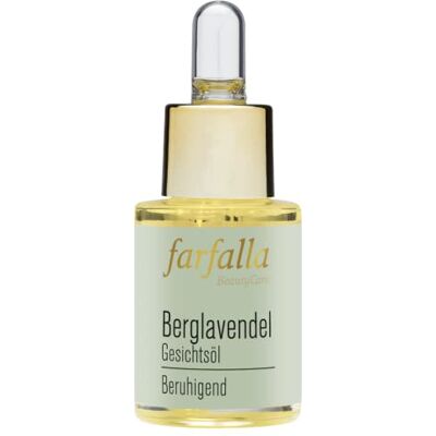 farfalla Berglavendel gezichtsolie, 100% gecertificeerde natuurlijke cosmetica, 15 ml farfalla Berglavendel gezichtsolie, 100% gecertificeerde natuurlijke cosmetica, 15 ml