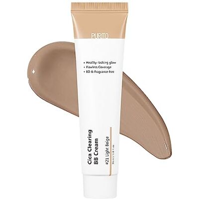 PURITO BB Cica Clearing Cream, #21 lichtbeige, 30 ml (1 fl.oz), veganistische BB-crème, getint PURITO BB Cica Clearing Cream, #21 lichtbeige, 30 ml (1 fl.oz), veganistische BB-crème, getint