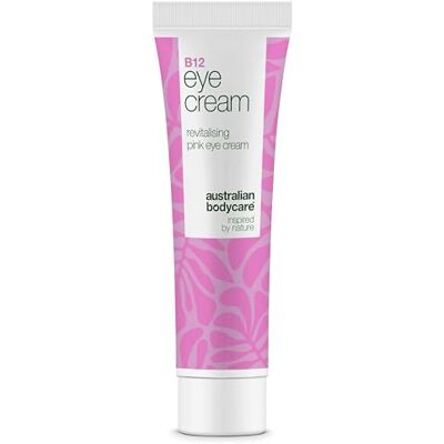 Australian Bodycare Vitamine B12 oogcrème tegen wallen, donkere kringen en rimpels, met peptiden, niacinamide, hyaluronzuur en cafeïne Australian Bodycare Vitamine B12 oogcrème tegen wallen, donkere kringen en rimpels, met peptiden, niacinamide, hyaluronzuur en cafeïne