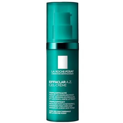La Roche-Posay Effaclar A.Z., Anti-puistjes en anti-rimpel crèmegel, dagelijkse hydratatie, met azelaïnezuur, salicylzuur en hyaluronzuur, 40 ml La Roche-Posay Effaclar A.Z., Anti-puistjes en anti-rimpel crèmegel, dagelijkse hydratatie, met azelaïnezuur, salicylzuur en hyaluronzuur, 40 ml