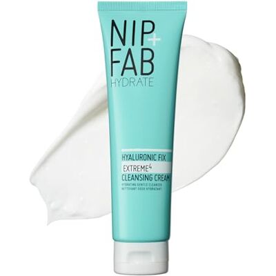 Nip+Fab Nip + Fab Hyaluronic Fix Extreme4 Cleansing Cream 150 ml Zachte reiniging Gezichtsreiniging Anti-aging Hydraterend voor droge/gevoelige huid Kalmerend Nip+Fab Nip + Fab Hyaluronic Fix Extreme4 Cleansing Cream 150 ml Zachte reiniging Gezichtsreiniging Anti-aging Hydraterend voor droge/gevoelige huid Kalmerend