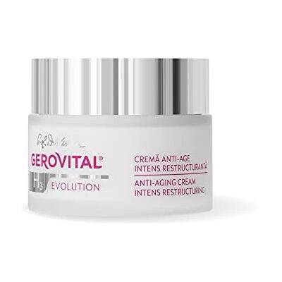 GEROVITAL Intensieve herstructurerende anti-aging nachtcrème met anti-rimpeleffect, regenereert en voedt het gezicht 's nachts, 50 ml, H3 Evolution GEROVITAL Intensieve herstructurerende anti-aging nachtcrème met anti-rimpeleffect, regenereert en voedt het gezicht 's nachts, 50 ml, H3 Evolution