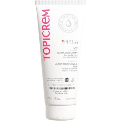 Topicrem Mela Ultra-hydraterende verhelderende melk, 200 ml Topicrem Mela Ultra-hydraterende verhelderende melk, 200 ml