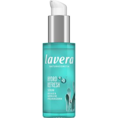 lavera Hydro Refresh Serum met algen en hyaluronzuur effectieve hydratatie veganistisch natuurlijke cosmetica 30 ml lavera Hydro Refresh Serum met algen en hyaluronzuur effectieve hydratatie veganistisch natuurlijke cosmetica 30 ml