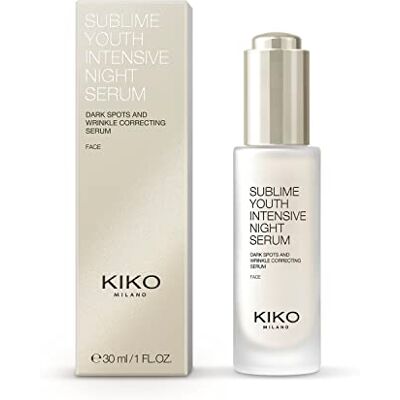 Kiko Milano Sublime Youth Intensive Night Serum Correctieserum tegen vlekken en rimpels voor het gezicht Kiko Milano Sublime Youth Intensive Night Serum Correctieserum tegen vlekken en rimpels voor het gezicht