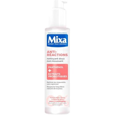 Mixa Gezichtsreiniger, anti-reactie, reactieve huid, zonder zeep, 150 ml Mixa Gezichtsreiniger, anti-reactie, reactieve huid, zonder zeep, 150 ml