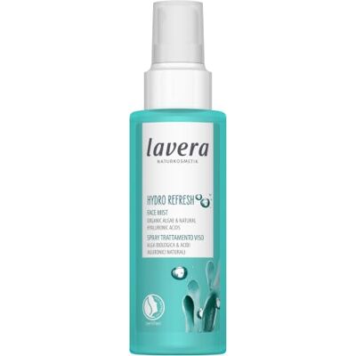 lavera Hydro Refresh Gezichtsmist, biologische algen en natuurlijke hyaluronzuren, natuurlijke cosmetica, veganistisch, gecertificeerd, 100 ml lavera Hydro Refresh Gezichtsmist, biologische algen en natuurlijke hyaluronzuren, natuurlijke cosmetica, veganistisch, gecertificeerd, 100 ml