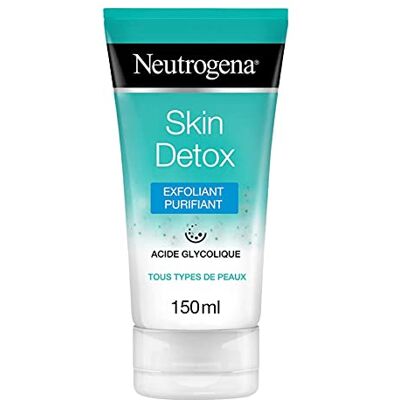 Neutrogena Reinigende gezichtsscrub, verrijkt met glycolzuur, huiddetox, voor alle huidtypes, tube 150 ml Neutrogena Reinigende gezichtsscrub, verrijkt met glycolzuur, huiddetox, voor alle huidtypes, tube 150 ml