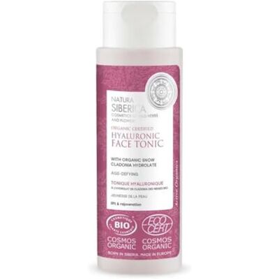 Natura Siberica Biologisch gecertificeerde anti-aging hyaluronic gezichtstonic, 150 ml Natura Siberica Biologisch gecertificeerde anti-aging hyaluronic gezichtstonic, 150 ml