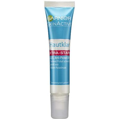 Garnier S.O.S., Anti-puistjes, gerichte gezichtsreiniging en puistjescontrole, werkt onmiddellijk, antibacterieel, dermatologisch getest, huidvriendelijk, 3 x 10 ml Garnier S.O.S., Anti-puistjes, gerichte gezichtsreiniging en puistjescontrole, werkt onmiddellijk, antibacterieel, dermatologisch getest, huidvriendelijk, 3 x 10 ml