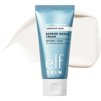 e.l.f. Barrier Goals SKIN Holy Hydration Cream, hydraterende en voedende gezichtscrème, helpt roodheid zichtbaar te kalmeren, veganistisch en dierproefvrij gecertificeerd e.l.f. Barrier Goals SKIN Holy Hydration Cream, hydraterende en voedende gezichtscrème, helpt roodheid zichtbaar te kalmeren, veganistisch en dierproefvrij gecertificeerd