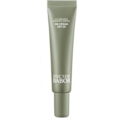 BABOR Microbiomic BB Cream Light SPF20 (40 ml), veganistische gezichtscrème met minerale zonwering, gezichtscrème SPF 20 met pigmenten voor een glanzende teint en BABOR Microbiomic BB Cream Light SPF20 (40 ml), veganistische gezichtscrème met minerale zonwering, gezichtscrème SPF 20 met pigmenten voor een glanzende teint en