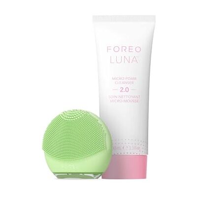 FOREO LUNA 4 GB Pistache & LUNA Micro-Foam Cleanser 2.0 100 ml Amazon Bundle FOREO LUNA 4 GB Pistache & LUNA Micro-Foam Cleanser 2.0 100 ml Amazon Bundle