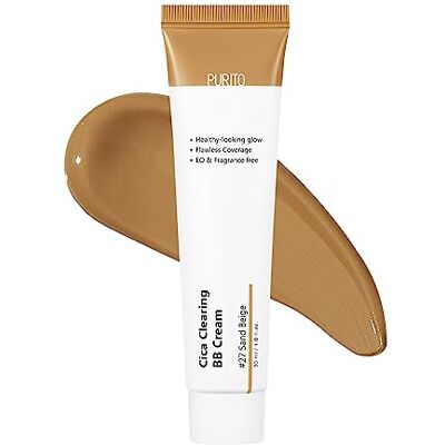 PURITO Cica Clearing BB-Creme # 27 zandbeige foundation 30 ml veganistisch dierproefvrij PURITO Cica Clearing BB-Creme # 27 zandbeige foundation 30 ml veganistisch dierproefvrij