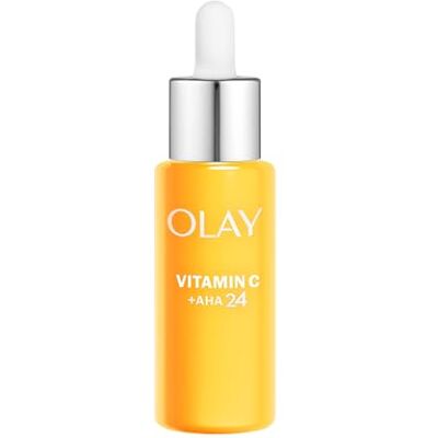 Olay Anti-manchaserum van vitamine C + AHA24, met vitamine C, AHA en niacinamide voor een lichte en gelijkmatige teint, 40 ml Olay Anti-manchaserum van vitamine C + AHA24, met vitamine C, AHA en niacinamide voor een lichte en gelijkmatige teint, 40 ml