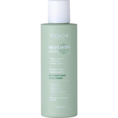 GYADA COSMETICS , Re:Purityskin Face Toner, voor vette huid, impure, acneica, contrast van onvolkomenheden, formule op hyaluronzuur, 150 ml GYADA COSMETICS , Re:Purityskin Face Toner, voor vette huid, impure, acneica, contrast van onvolkomenheden, formule op hyaluronzuur, 150 ml
