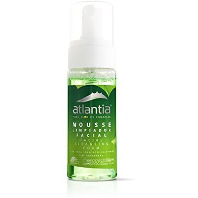 Atlantia A Loe Facial Cleansing Mousse, Cleanse the Skin of Impurities, biedt mineralen en vitaminen, met vochtinbrengende actie, geschikt voor alle huidtypes, 150 ml Atlantia A Loe Facial Cleansing Mousse, Cleanse the Skin of Impurities, biedt mineralen en vitaminen, met vochtinbrengende actie, geschikt voor alle huidtypes, 150 ml