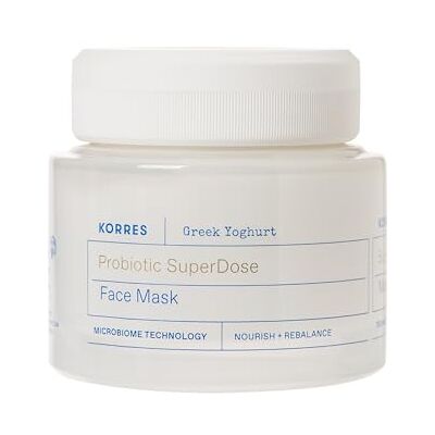 KORRES GREEK YOGHURT Probiotisch masker, rustgevend en hydraterend, dermatologisch getest, 100 ml KORRES GREEK YOGHURT Probiotisch masker, rustgevend en hydraterend, dermatologisch getest, 100 ml