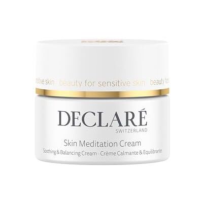 Declaré Stress Balance Skin Meditation Cream Gezichtscrème met bèta-glucaan en lijnzaadextract, dagcrème voor de gevoelige huid, hydraterend, gemaakt in Zwitserland, 50 ml Declaré Stress Balance Skin Meditation Cream Gezichtscrème met bèta-glucaan en lijnzaadextract, dagcrème voor de gevoelige huid, hydraterend, gemaakt in Zwitserland, 50 ml